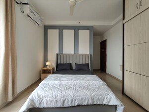 Bedroom in 3.5 BHK Apartment at Bhartiya Nikoo Homes Phase 2, Thanisandra Main Road – for Rent
