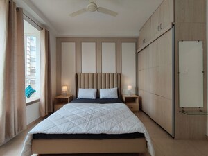 Bedroom in 3.5 BHK Apartment at Bhartiya Nikoo Homes Phase 2, Thanisandra Main Road – for Rent