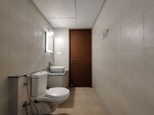 Bathroom in 3.5 BHK Apartment at Bhartiya Nikoo Homes Phase 2, Thanisandra Main Road – for Rent