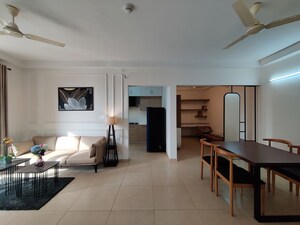Kitchen in 3.5 BHK Apartment at Bhartiya Nikoo Homes Phase 2, Thanisandra Main Road – for Rent