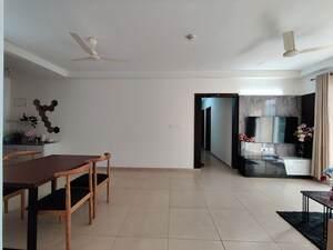 Living Room in 3.5 BHK Apartment at Bhartiya Nikoo Homes Phase 2, Thanisandra Main Road – for Rent