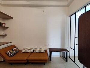 Living Room in 3.5 BHK Apartment at Bhartiya Nikoo Homes Phase 2, Thanisandra Main Road – for Rent