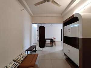 Kitchen in 3.5 BHK Apartment at Bhartiya Nikoo Homes Phase 2, Thanisandra Main Road – for Rent