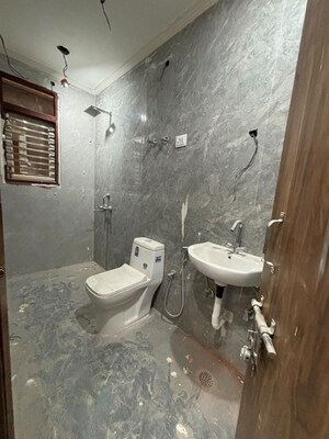Bathroom in 1 BHK Builder Floor at Chattarpur – for Rent