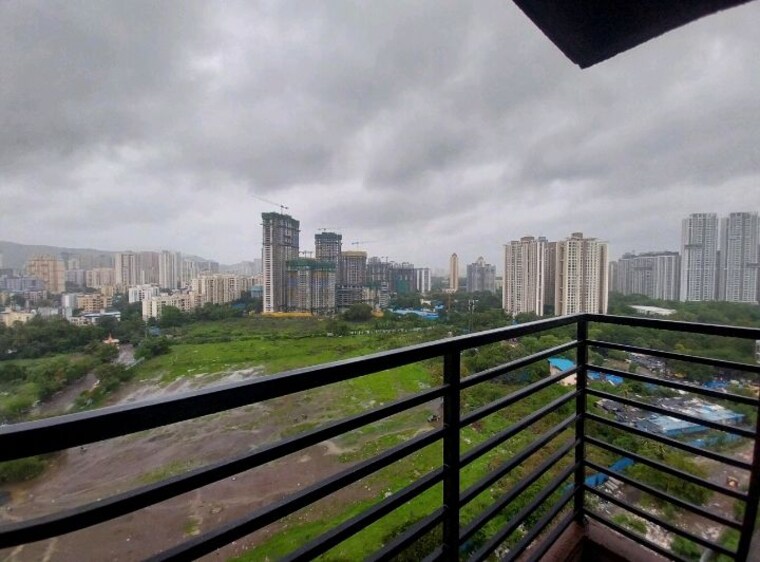Balcony, risland-the-icon 2 Bedroom 671 Sq.Ft. Apartment In Dhokali Thane 10551492