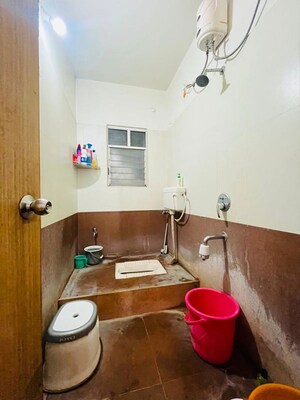 Bathroom in 2 BHK Apartment at Kumar Primavera, Wadgaon Sheri – for Rent