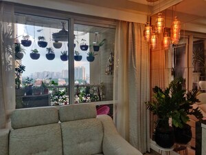 Living Room in 3 BHK Apartment at 3C Lotus Boulevard, Sector 100 – for Rent