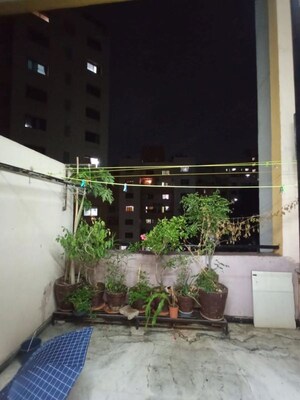 Balcony in 2 BHK Apartment at Magarpatta Daffodils Apartment, Hadapsar – for Rent