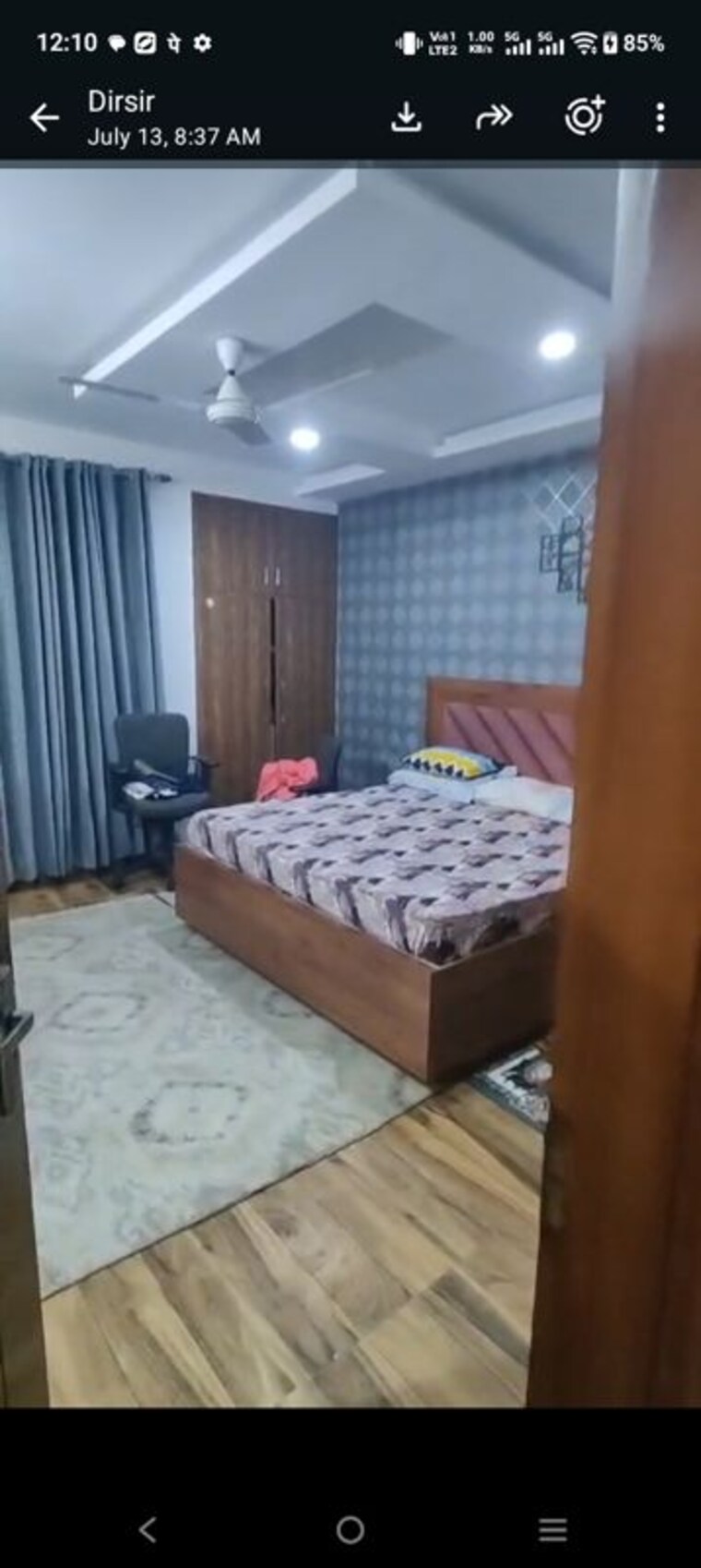 Bedroom, srishti-greenfield-homes 4 Bedroom 275 Sq.Ft. Builder Floor In Green Fields Colony Faridabad 10551642