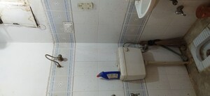 Bathroom in 1 BHK Builder Floor at Khirki Extension – for Rent