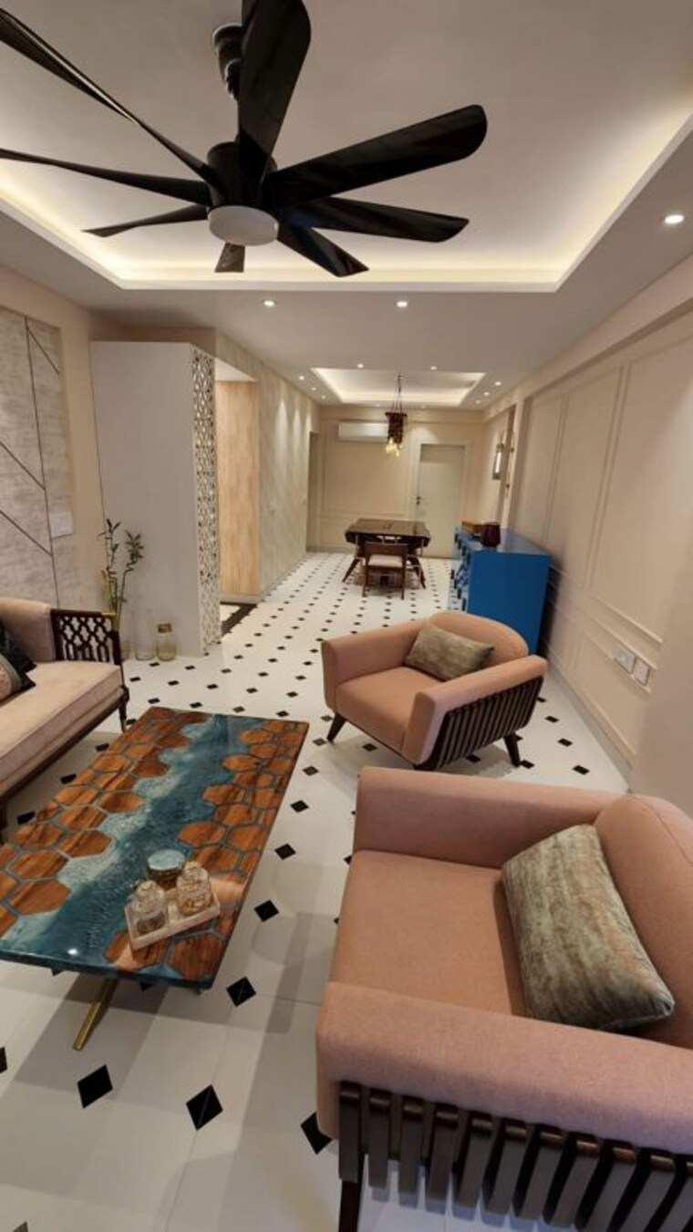 Living Room, godrej-101 3.5 Bedroom 2366 Sq.Ft. Apartment In Sector 79 Gurgaon 10551650