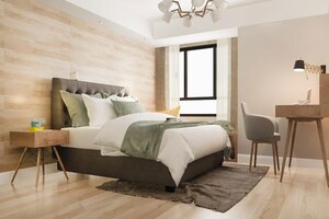 Bedroom in Studio Apartment at Vasundhara CHS Gokuldham, Gokuldham Colony – for Rent
