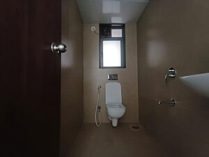 Bathroom in 3 BHK Apartment at Runwal Eirene, Balkum Pada – for Rent