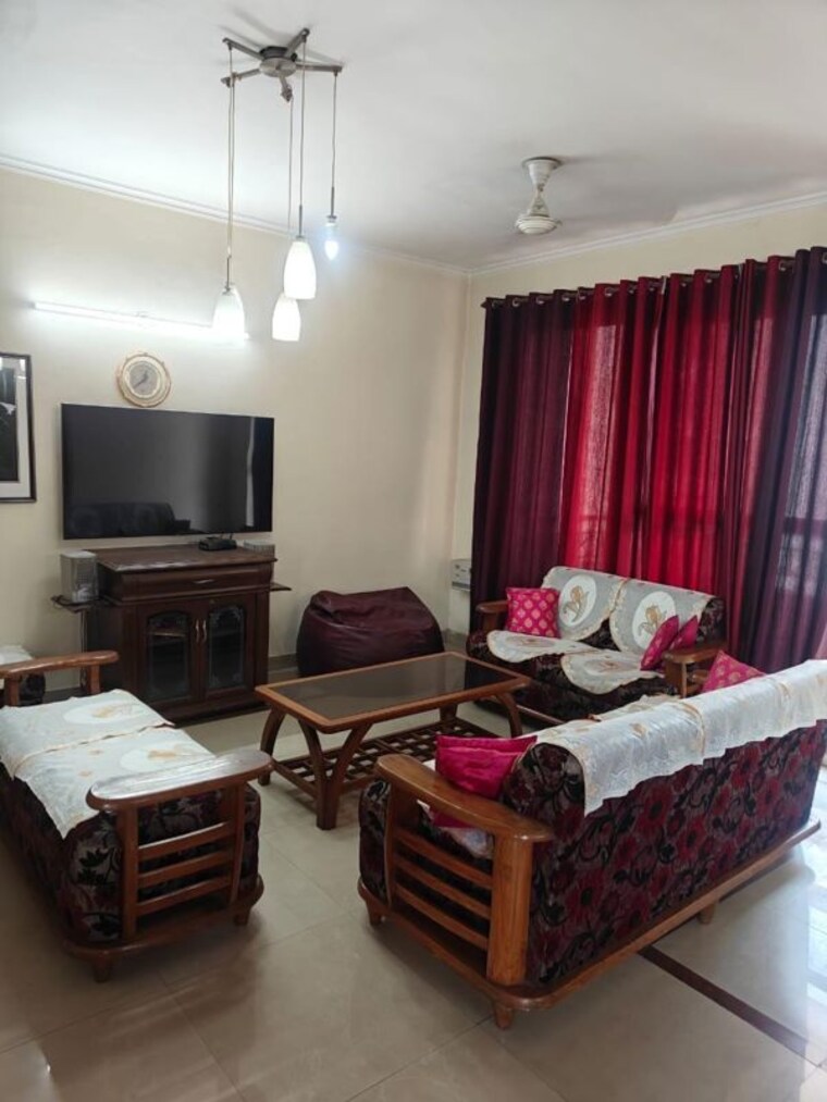 Living Room, orchid-petals 3.5 Bedroom 2500 Sq.Ft. Apartment In Sector 49 Gurgaon 10551789