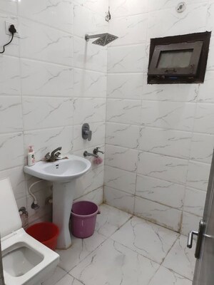 Bathroom in 2 BHK Builder Floor at Malviya Nagar – for Rent