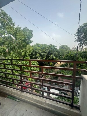 Balcony in 1 BHK Builder Floor at Kalkaji – for Rent