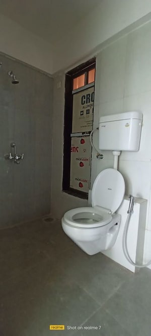 Bathroom in 2.5 BHK Apartment at Patrachawl Mhada, Goregaon West – for Rent