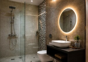 Bathroom in 3 BHK Villa at Puthencruz – for Sale