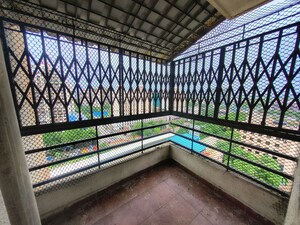 Balcony in 3 BHK Apartment at Gajra Bhoomi Tower, Kharghar – for Rent