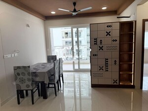 Living Room in 3 BHK Apartment at Prestige Beverly Hills, Kokapet – for Rent