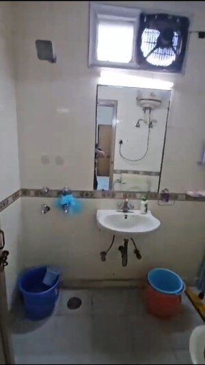 Bathroom in 2 BHK Builder Floor at Amar Colony – for Rent
