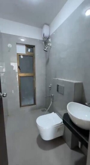 Bathroom in 2 BHK Apartment at Raymond Ten X Habitat, Pokhran Road No Two – for Rent