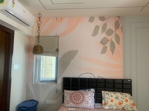 Living Room in 3 BHK Apartment at Hallmark Skyrena, Narsingi – for Rent