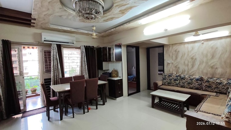 Living Room, bramha-skycity-apartment 3 Bedroom 1200 Sq.Ft. Apartment In Dhanori Pune 10552000