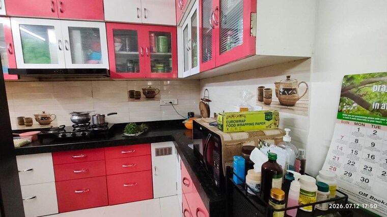 Kitchen, bramha-skycity-apartment 3 Bedroom 1200 Sq.Ft. Apartment In Dhanori Pune 10552000