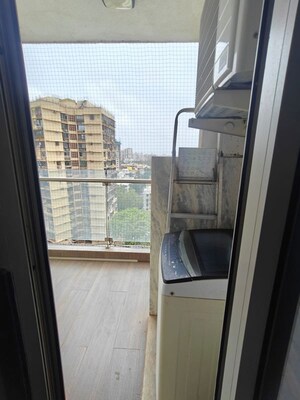 Balcony in 3 BHK Apartment at Adani Group Western Heights, Andheri West – for Rent