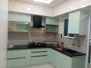 Kitchen in 2.5 BHK Apartment at Aparna Sarovar Zenith, Nallagandla – for Rent