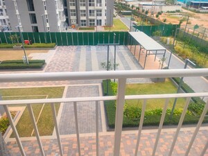 Balcony in 3 BHK Apartment at Godrej Ananda, Bagaluru – for Rent
