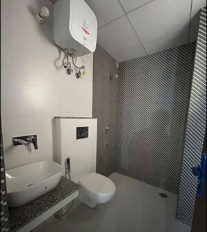 Bathroom in 2 BHK Apartment at Affinity Greens, International Airport Road – for Rent