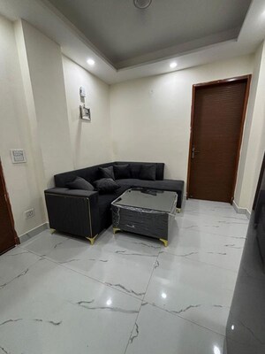 Living Room in 1 BHK Builder Floor at Freedom Fighters Vihar – for Rent