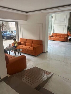 Living Room in 1 BHK Apartment at Je And Vee Om Trimurti, Malad East – for Rent
