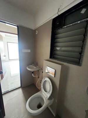 Bathroom in 1 BHK Apartment at Je And Vee Om Trimurti, Malad East – for Rent
