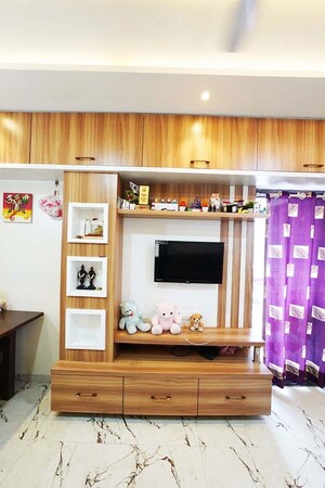 Living Room in 2 BHK Apartment at Alcon Mellows, Kondhwa Budruk – for Sale