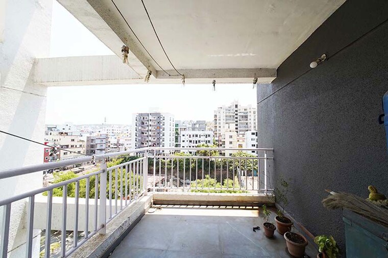 Balcony, alcon-mellows 2 Bedroom 743 Sq.Ft. Apartment In Kondhwa Budruk Pune 10552365
