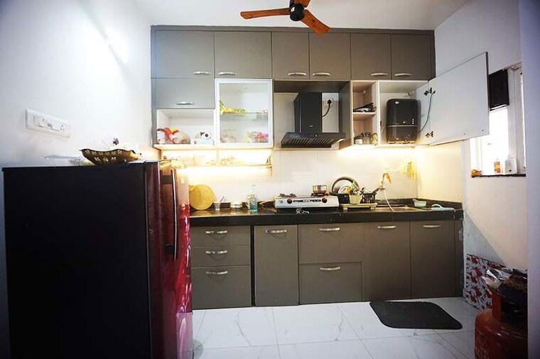 Kitchen, vtp-purvanchal 2 Bedroom 640 Sq.Ft. Apartment In Wagholi Pune 10552506