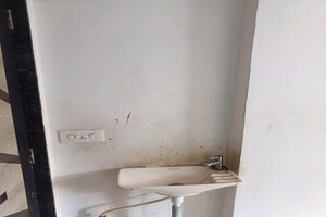 Bathroom in 1 RK Independent House at Kharadi – for Rent
