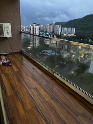 Balcony in 3 BHK Apartment at Bhagwati Greens, Kharghar – for Rent