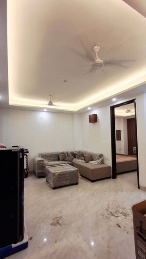 Living Room in 1 BHK Apartment at Saket – for Rent