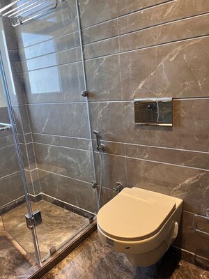Bathroom in 3 BHK Builder Floor at Panchsheel Enclave – for Rent