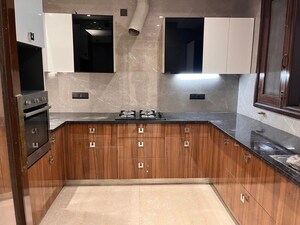 Kitchen in 3 BHK Builder Floor at Panchsheel Enclave – for Rent