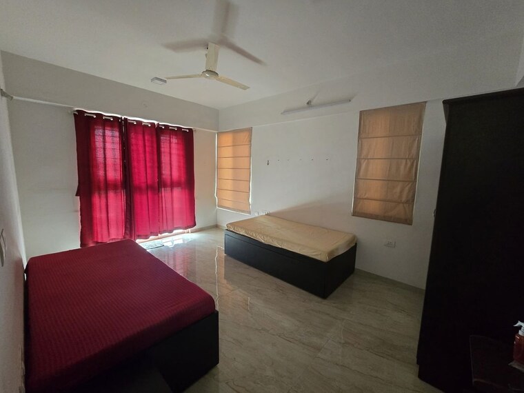 Bedroom, satkar-citta-giardino 3.5 Bedroom 2200 Sq.Ft. Apartment In Aundh Pune 10552826