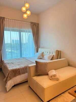 Living Room in 1.5 BHK Apartment at Haware My First Home, Shilphata – for Sale