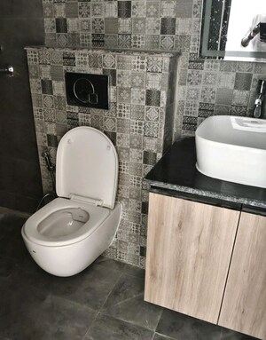 Bathroom in 2 BHK Apartment at Chi V Greater Noida – for Rent