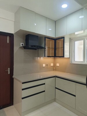 Kitchen in 3 BHK Apartment at Hallmark Treasor, Narsingi – for Rent