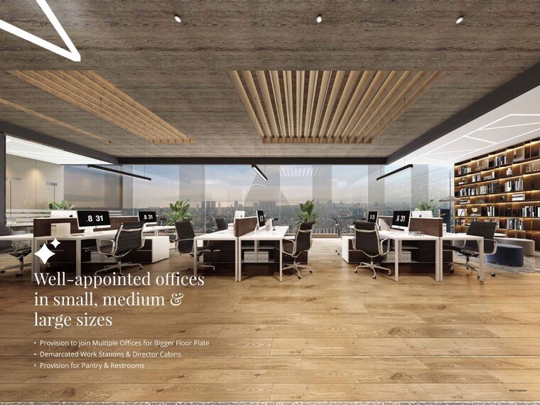  Parking, dream-ikon Commercial Office Space 811 Sq.Ft. In Nerul Navi Mumbai 10552990