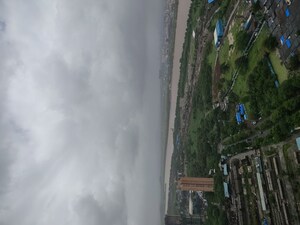 Balcony in 2 BHK Apartment at Lodha Amara Tower 24 And 25, Kolshet Road – for Rent